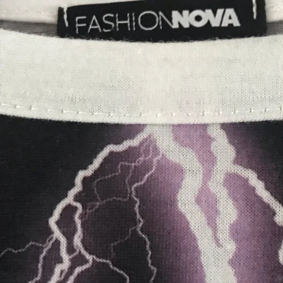Fashion Nova Free Spirit Eagle Tee - Black and White - Picture 2 of 5